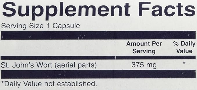 Swanson Full Spectrum St. John's Wort 375 mg 120 Caps
