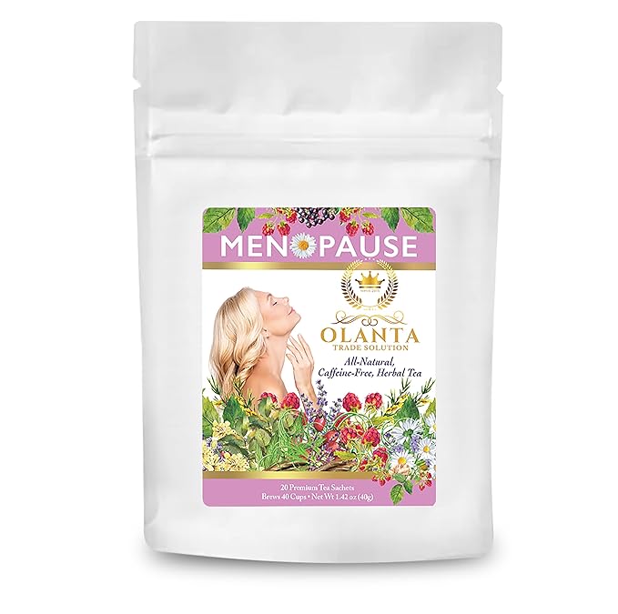 MENOPAUSE TEA - relief for Menopause, Menopause Tea for Cooling, Women's wellness tea, Natural menopause support, menopause symptoms, Hormone Balance - 20 Premium Tea Sachets