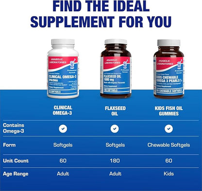 Omega 3 Fish Oil 1200 mg - Clinical DHA EPA Omega 3 Supplement with Burpless Fish Oil Brain Heart & Overall Health - Molecularly Distilled for Purity - Certified Sustainably Sourced (Orange Flavored)