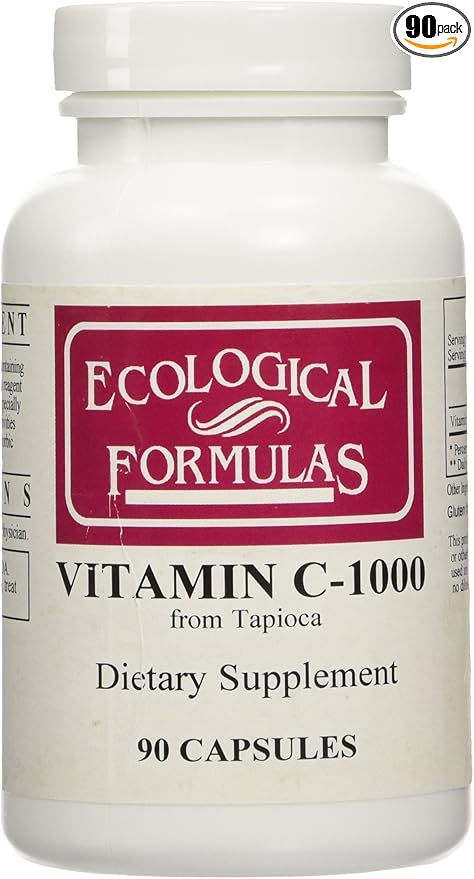 Ecological Formulas - Vitamin C-1000 from Tapioca 90 caps [Health and Beauty]