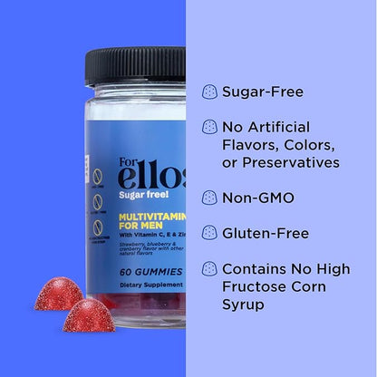 OH MY VIT! for Ellos Men's Multivitamin Gummy and Dulces Dreamz Melatonin Gummy with L-Theanine and Lemon Balm