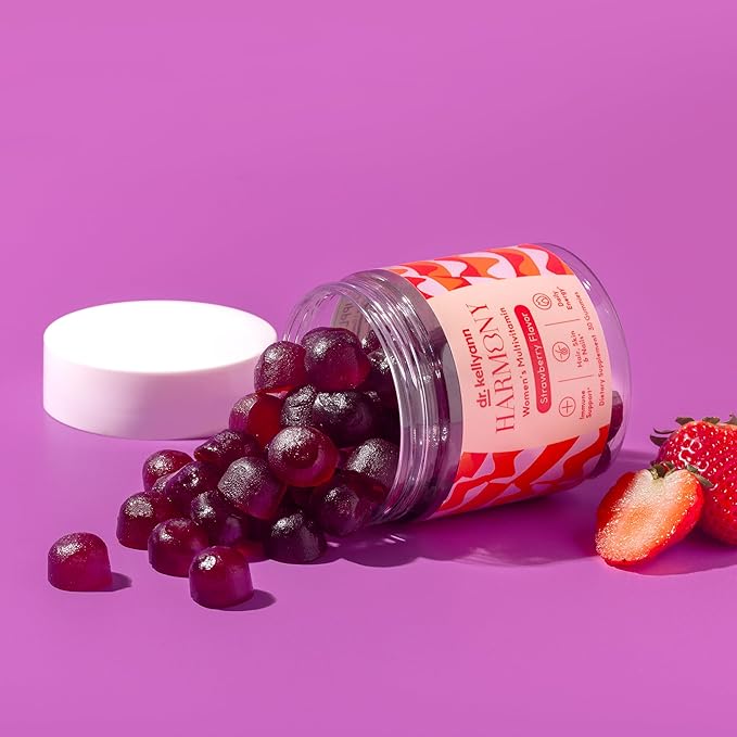 Dr. Kellyann Daily Divine Gummies – Women’s Everyday Multivitamin, Non-GMO, Supports Energy, Skin & Immunity