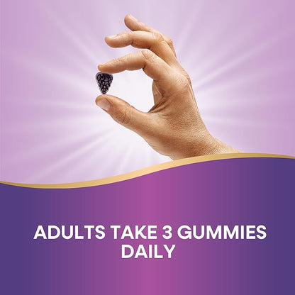 Nature's Way Alive! Immune Support* Gummies with Elderberry Extract, Vitamins C & D3, Zinc, No Gluten, Grape & Cherry Flavored, 90 Vegetarian Gummies (Packaging May Vary)