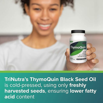 Cold Pressed Black Seed Oil | Patented Full-Spectrum Formula with 3% Thymoquinone | USP-Grade for Purity & Efficacy | Supports Immunity, Skin & Joint Health | 2 Pack