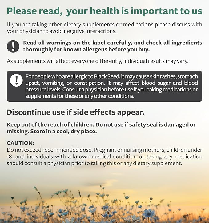 Black Seed Oil Capsules with Ginger Extract - 1400mg - 60 Liquid Capsules (Non-GMO & Vegan) - Natural Support for Healthy Joints and Digestive Health