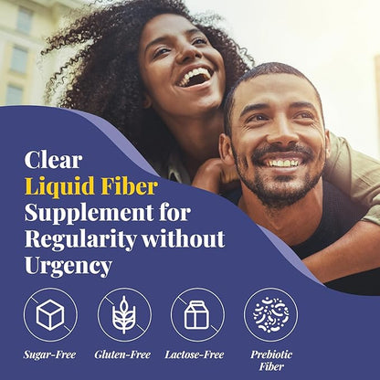 Medtrition HyFiber Daily Liquid Fiber for Regularity and Soft Stools, 12 Grams Soluble Fiber, 32 fl oz 1 Bottle