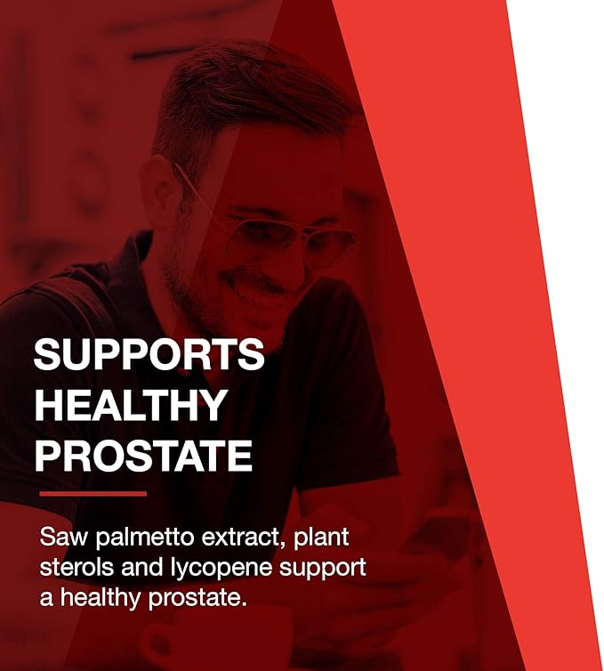 PROTOCOL FOR LIFE BALANCE Ortho Multi Softgels for Men - Multivitamin for Prostate Health - with Saw Palmetto, Zinc & CoQ10 - Men Daily Multivitamin - Iron Free - 90 Softgels