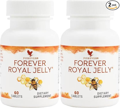 Forever Living - Royal Jelly - Vegetarian-Friendly and Gluten-Free Supplement for Energy and Vitality - 2 Bottles