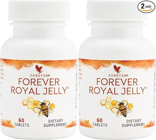 Forever Living - Royal Jelly - Vegetarian-Friendly and Gluten-Free Supplement for Energy and Vitality - 2 Bottles
