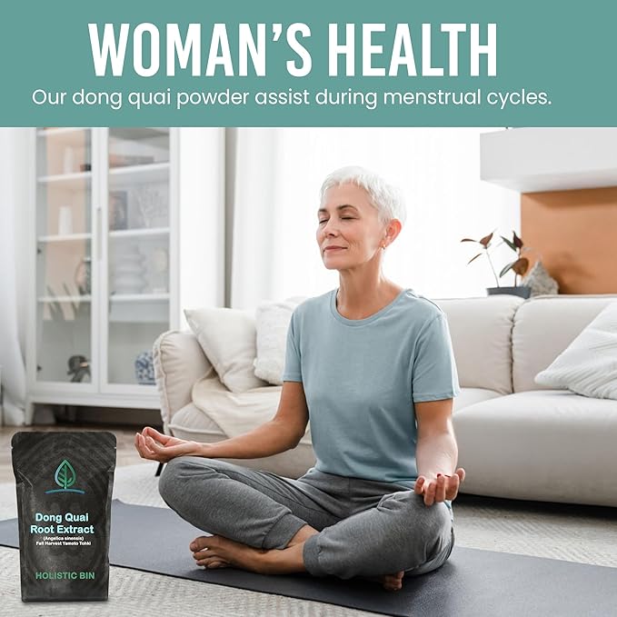 Holistic Bin Dong Quai Root Powder Extract – Wild Harvested Angelica Sinensis – Female Ginseng Herb for Women’s Health & Tea – Extracted for Enhanced Absorption – Grown in Japan – 80 Grams