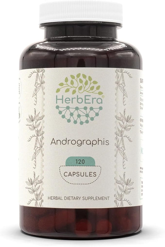 Andrographis 120 Capsules, 800 mg, Made with Andrographis (Fah talai jone, Andrographis paniculata) Dried Herb (120 Capsules)