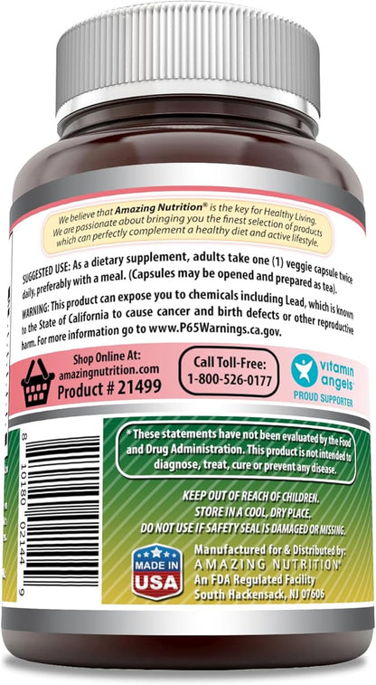 Amazing Formulas Echinacea with Goldenseal Supplement | 450 Mg | 120 Veggie Capsules | Non-GMO | Gluten Free | Made in USA