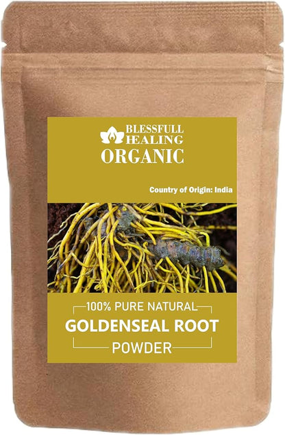 Organic Goldenseal Root Powder 100% Pure Natural 200 Gram / 7.05 oz