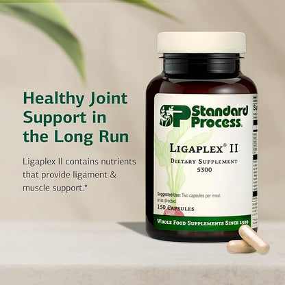 Standard Process Ligaplex II - Joint & Bone Support - Manganese Supplement with Vitamin B12, A & D - Skeletal System & Joint Support Supplement - 150 Capsules