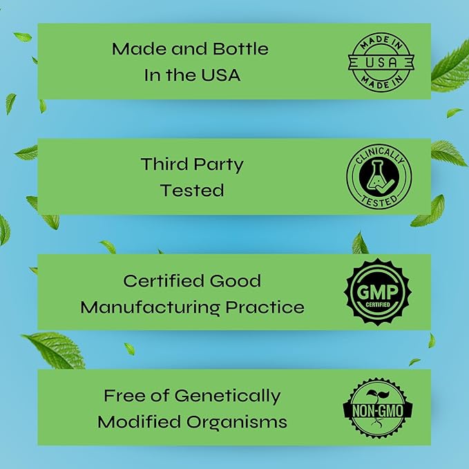 Magnesium Glycinate | High Absorption Supplement for Stress Relief, Sleep, Muscle Recovery, Nerve Support, Bone Health, and Heart Wellness – 90 Capsules, Made in The USA