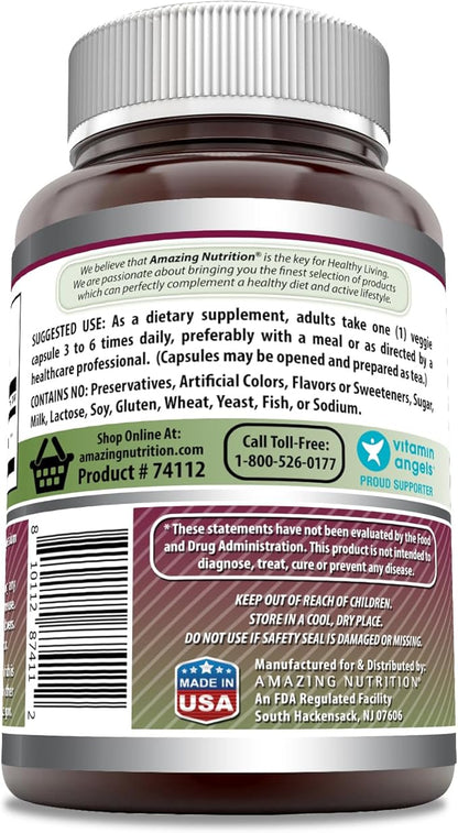 Amazing Formulas Echinacea Supplement | 400 Mg per Serving | 240 Veggie Capsules | Non-GMO | Gluten-Free | Made in USA