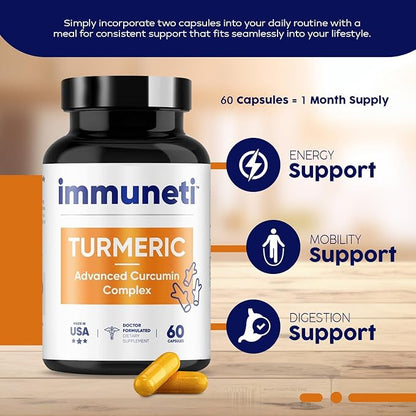 Turmeric Advanced Curcumin Complex 60 Capsules