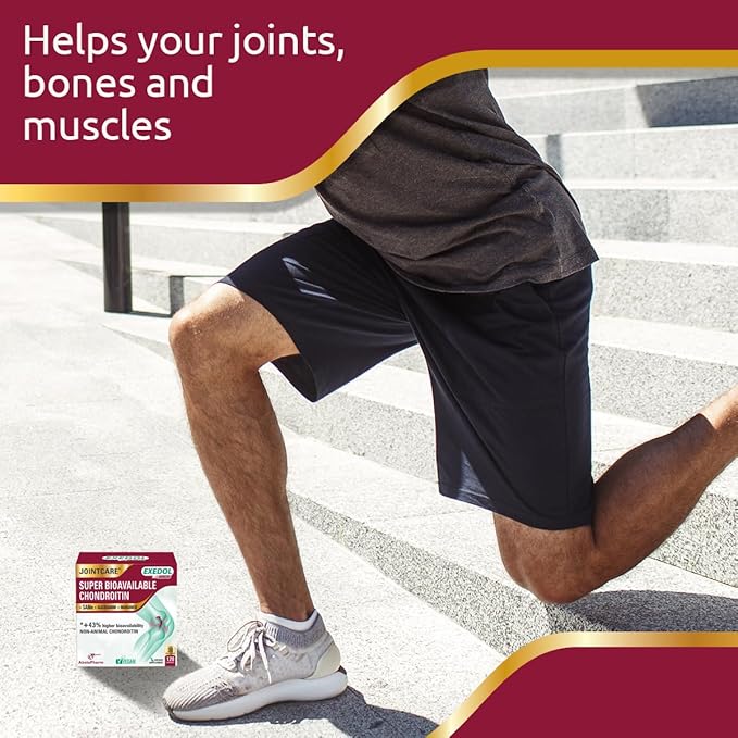 Chondroitin Glucosamine Capsules. Supports Joints and Helps Cartilage Regeneration, 120 Count
