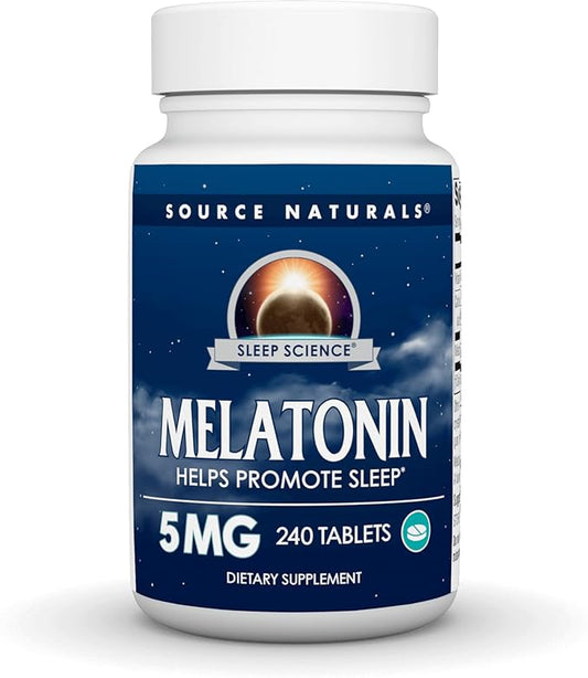Source Naturals Melatonin 5 mg - 240 Tablets