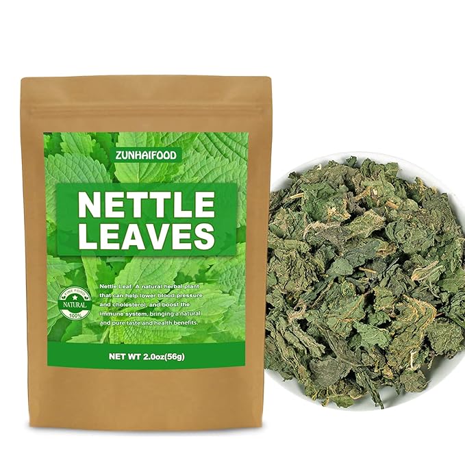 Premium Whole Nettle Leaves, Natural Nettle Leaf, 2.0 oz(56g), Pack of 1, 100% Pure, No Gmo, No Addtives