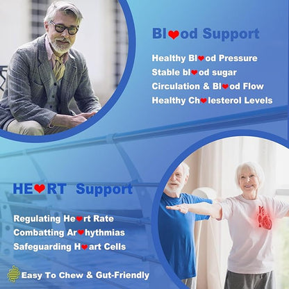 Magnesium Taurate 420mg + Vitamin B6 for Enhanced Absorption, Supporting Hēalthy Hēart, Zzzs, Relaxation, Nerve & Muscle Health – Vegan, Non-GMO, Gluten-Free, Sugar-Free, 2-Pack