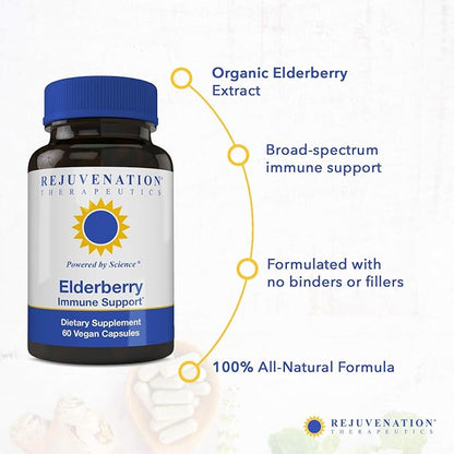 Elderberry - Elderberry Capsules for Immune Support -Elderberry Cold Fighter