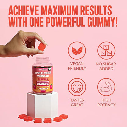 SkinnyBoost Instant Skinny Coffee Unflavored + Sugar-Free Apple Cider Vinegar Gummies Bundle – Slimming Coffee & ACV with The Mother, B Vitamins, Pomegranate