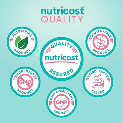 Nutricost Folic Acid for Women (Vitamin B9) 1200 mcg, 120 Capsules, with B12 and Biotin, Veggie Caps, Non-GMO & Gluten Free