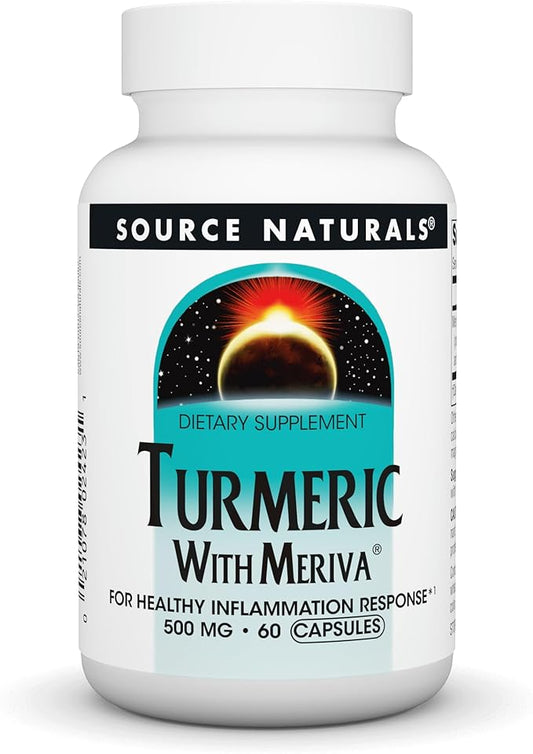 Source Naturals Turmeric with Meriva for Healthy Inflammatory Response* - 500mg, 60 Capsules