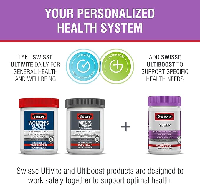 Swisse Sleep Valerian Root Capsules | Valerian Root Extract + Magnesium + Licorice + Hops | Melatonin Free Herbal Sleep Supplement | Helps Relieve Nervous Tension | 120 Tablets