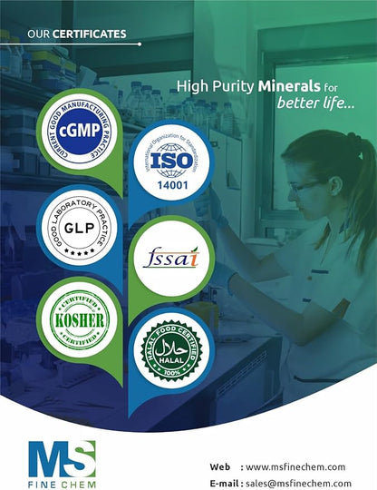 Magnesium Citrate Powder - Magnesium Supplement, Magnesium 400mg, Pure Magnesium Citrate - Gluten Free, 3500mg per Serving, 1kg (2.2 lbs) (Pack of 1)