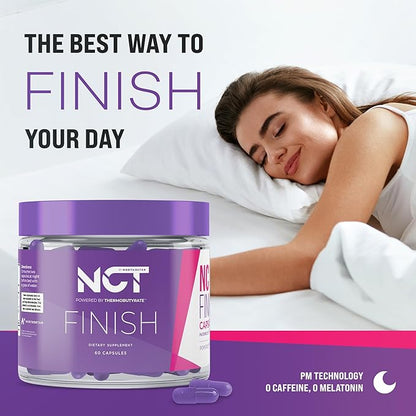 NCT Finish Capsules - 60 Count Recovery Supplement - Joint Support and Comfort - Sleep Support