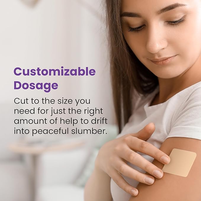 Melatonin Patches for Adults - 30 Beige Sleep Patches, Skin Friendly, Sleep Promoting Stickers with Natural Ingredients - Supports Better Sleep and Relaxation