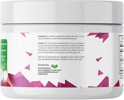 Max Collagen Plus C (30 Day Supply) - All Natural Collagen Powder with Biotin & Bioperine to Boost Anti Aging Hydration & Skin Firmness - 500mg Vitamin C - Strengthen Bones & Nails