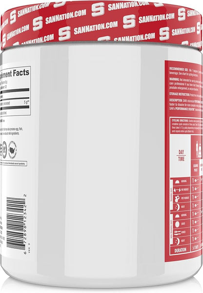 Performance Creatine 600g – Supports Muscle Growth and Athletic Endurance, 120 Servings