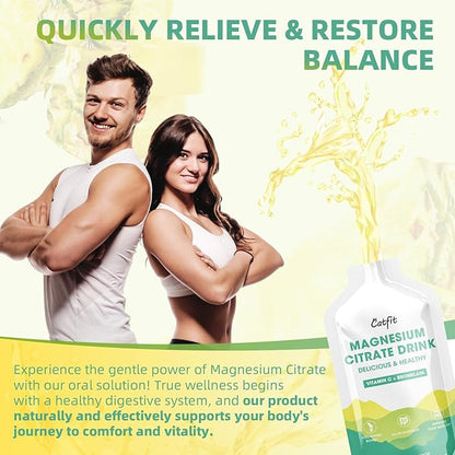 Magnesium Citrate Liquid Supplement(10 Fl Oz),Magnesium Complex Drink/Oral Solution with VitaminB,Zinc, Sodium and Bromelain for Sleep,Muscle,Heart,Gut Support(Pineapple)