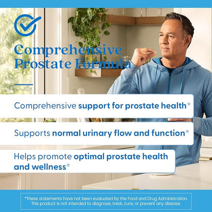 Doctors Best Comprehensive Prostate Formula with SelenoExcell and CardioAid, Supports Prostate Health, Gluten Free, Vegetarian 120 Veggie Caps