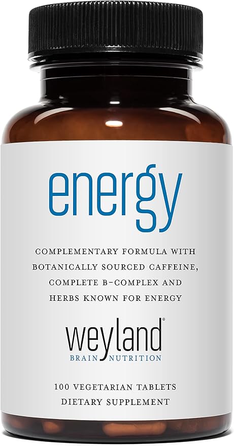 Weyland: Energy - Complimentary Formula w/Botanically Sourced Caffeine, Complete B-Complex and Energy Supportive Herbs