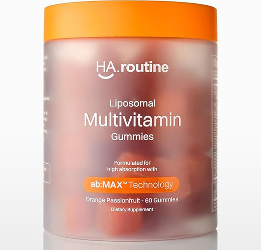 Liposomal Multivitamin Gummies, 520 mg Liposomal Multi Complex for Men and Women, Immune Support, Antioxidant Defense - 60 Gummies, 30 Servings, Orange Passion Fruit Flavor