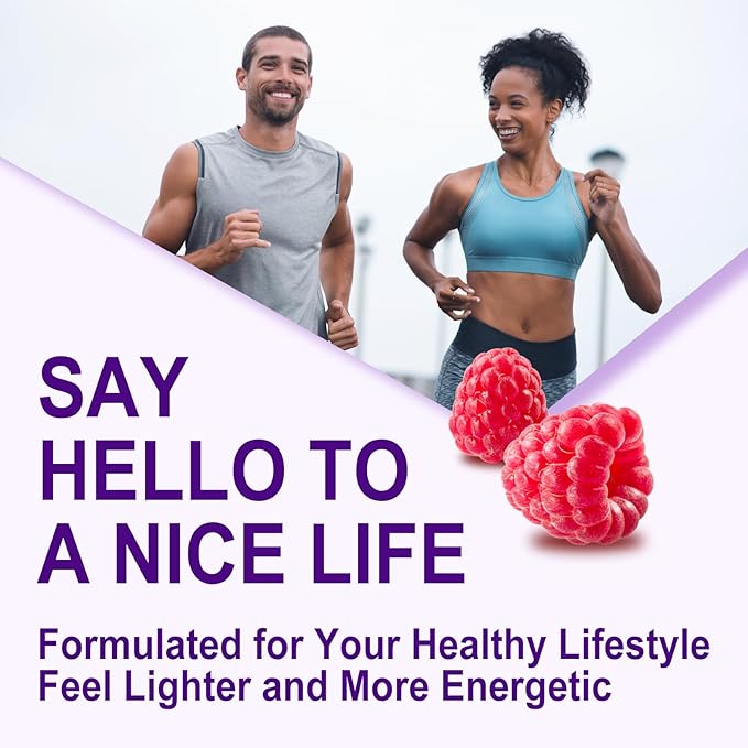 Magnesium Citrate Gummies, High Absorption Magnesium Gummies for Adults, Muscle & Teeth Support, 60 Vegan Natural Raspberry Gummies