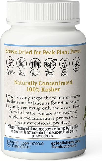 Eclectic Nettles Quercetin Freeze Dried Vegetables, Blue, 90 Count