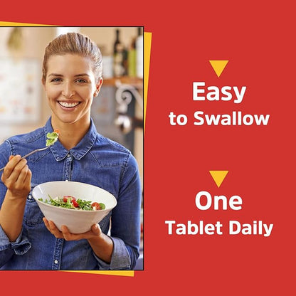 Iron Supplement, 65 mg Carbonyl Iron Plus Vitamin C, Energy & Blood Support for Women & Men, Better Absorption, Gentle on The Stomach, No Nausea, No Constipation, Vegan, Non-GMO, 60 Ct