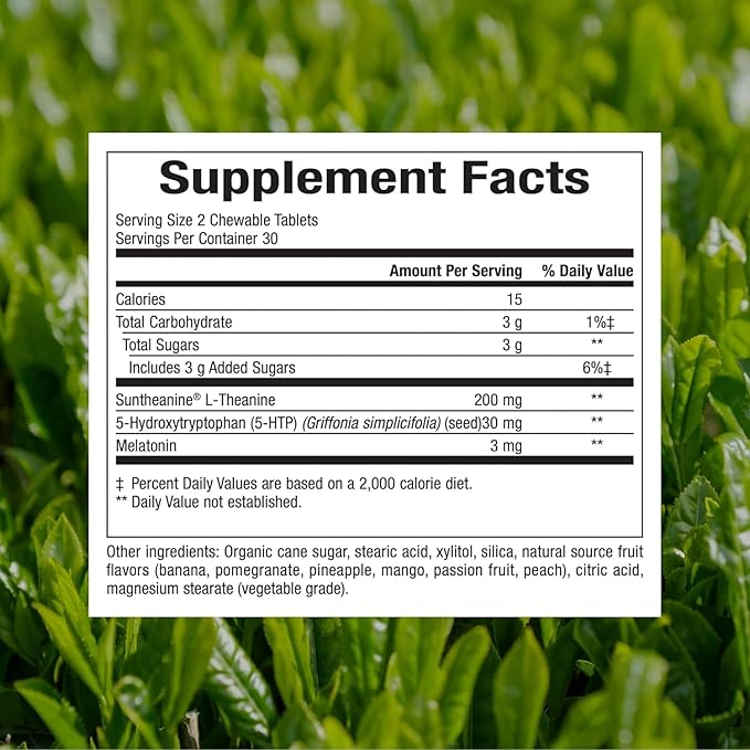 Natural Factors - Stress-Relax Tranquil Sleep - 60 Chewable Tablets