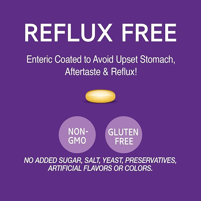 21st Century Vitamins Enteric Coated Triple Omega Complex 3-6-9, Reflux Free 90 Softgels, MTC22874X5