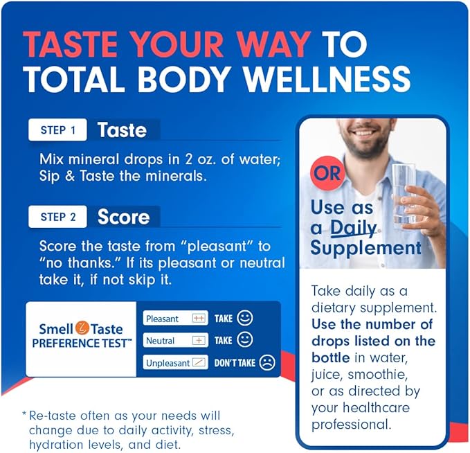 Taste N' Score Potassium Liquid Ionic Mineral Supplement; 100% Pure; 110 mg; 72 Servings