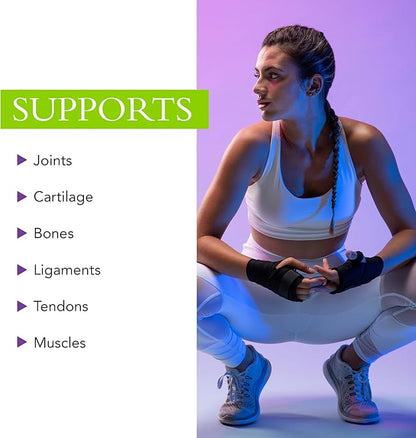 Glucosamine & Chondroitin Plus MSM – Natural Joint Support Supplement - Advanced Repair & Relief Supplements for Men & Women - Vegan, Non-GMO, Gluten Free, No Fillers, 60 Capsules