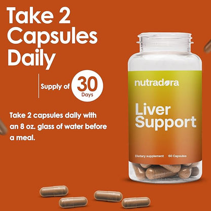 Liver Cleanse Detox & Repair - Milk Thistle Herbal Liver Support Supplement with Milk Thistle Dandelion Root & Zinc, Artichoke Extract for Liver Health, Active Liver Supplement, Liver Detox Pills 60