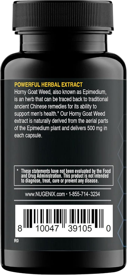 Nugenix Essentials Horny Goat Weed Extract - Epimedium Extract - 30 Capsules