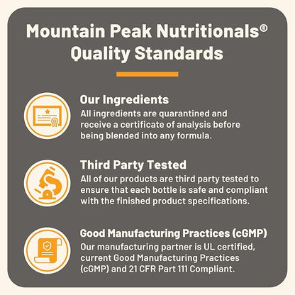Mountain Peak Nutritionals Liver C - Organ Supplement Helps Maintain Healthy Liver Function & Energy Production - w/Siliphos® & Mushrooms - Hypoallergenic Dietary Supplement (90 Vegetarian Capsules)