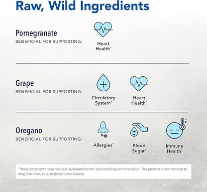 NORTH AMERICAN HERB & SPICE Oreganol Juice - 12 fl oz - with Real Pomegranate & Grape - Cardiovascular Support - Non-GMO - 12 Servings